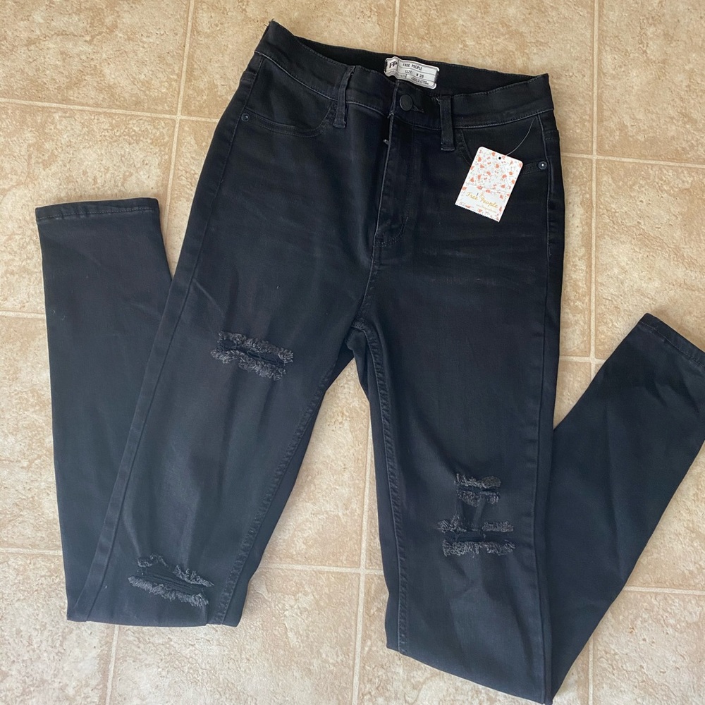 Black Free People Jeans